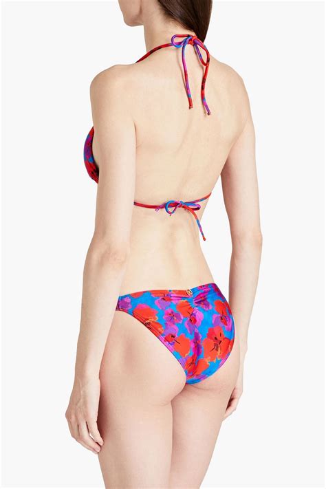 VIX PAULA HERMANNY Riviera Floral Print Low Rise Bikini Briefs THE OUTNET