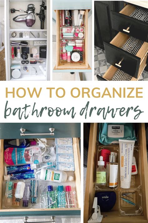 How To Organize Bathroom Drawers Making Manzanita