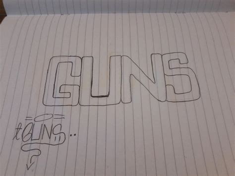 GUNS graffiti -Martin style- by Martin2001 by Martin2001 on DeviantArt