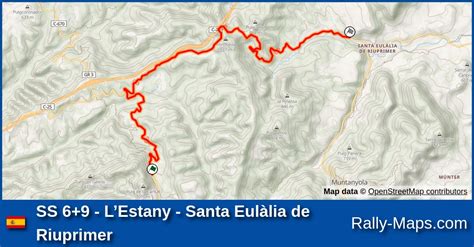 Ss Lestany Santa Eul Lia De Riuprimer Stage Map Ral Li De La