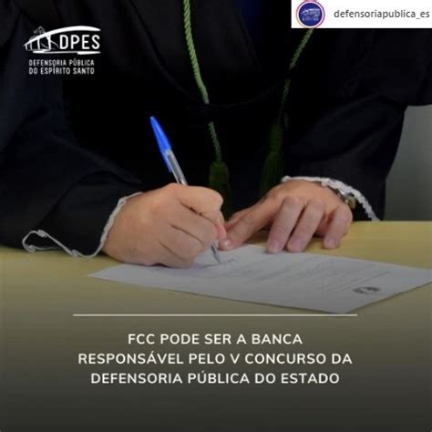 Concurso DPE ES Defensor Banca Definida Confira A Escolha