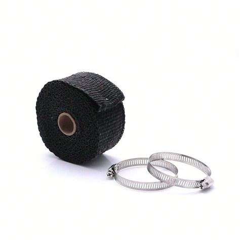 Universal 10m Motorcycle Heat Shield Motorcycle Exhaust Thermal Tape Header Pipe Heat Wrap Tape