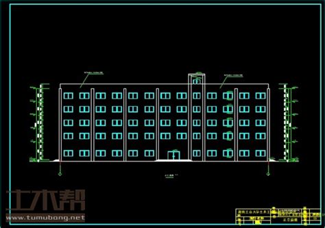 5层框架结构教学楼土木工程建筑结构施工组织毕业设计长54米宽192米面积5184平方米土木工程毕业设计土木帮