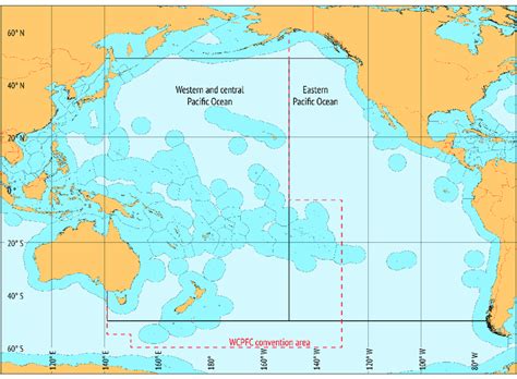 The Western and Central Pacific Ocean (WCPO), the Eastern Pacific Ocean ...