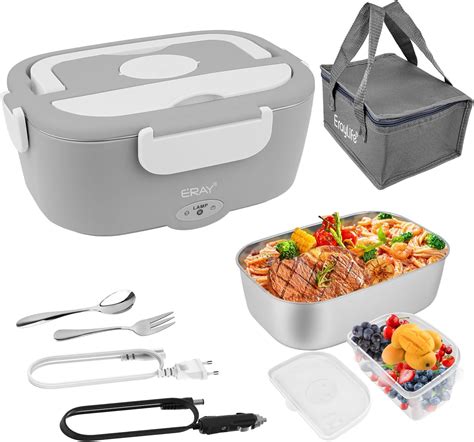 ErayLife Gamelle Chauffante 75W Lunch Box Chauffante Electrique 12V