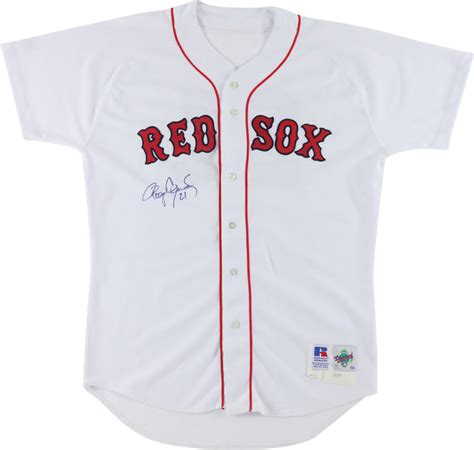 1996 Roger Clemens Boston Red Sox Signed Game Worn Jersey (PSA)