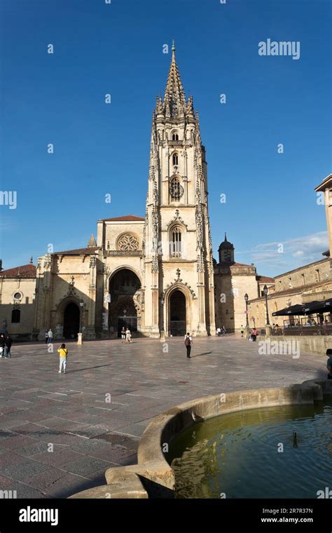 Oviedo Cathedral Asturias Spain The Santa Iglesia Basilica Catedral