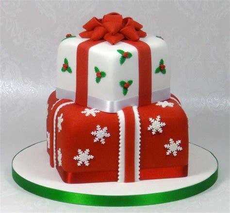 Christmas Presents Stacked Cake