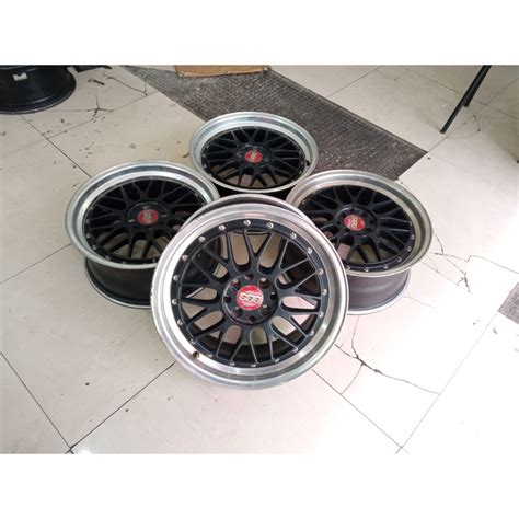 Jual Velg Mobil Bekas Racing Bbs Ring 17x7 5 Pcd 4x100 114 Et 42