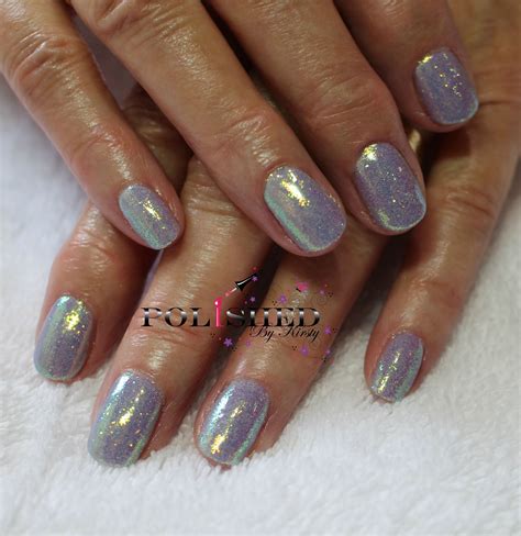 CND SHELLAC CITYSCAPE WITH LECENTE CAPRI GLITTER Nails Cnd Shellac