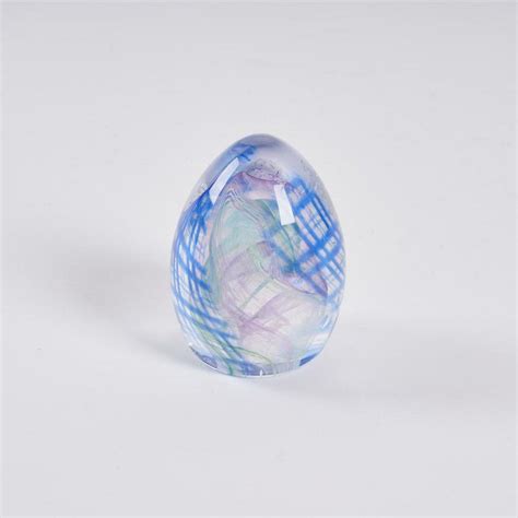 Caithness Art Glass Paperweight With Acid Etched Mark Cm