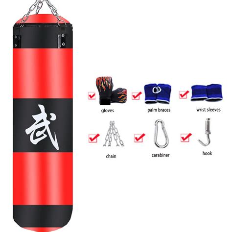 Cm Sandbag Thickened Canvas Punching Bag Muay Thai