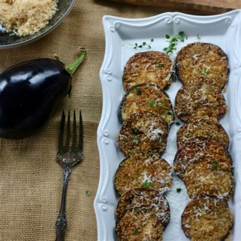 Keto Fried Eggplant Recipe Spinach Tiger