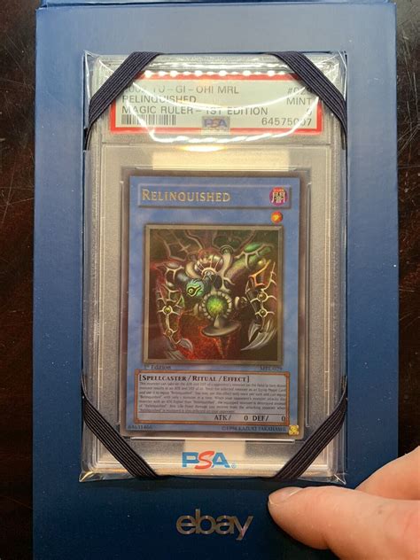 Yu Gi Oh Relinquished Mrl 029 1st Edition Psa 9 Ebay