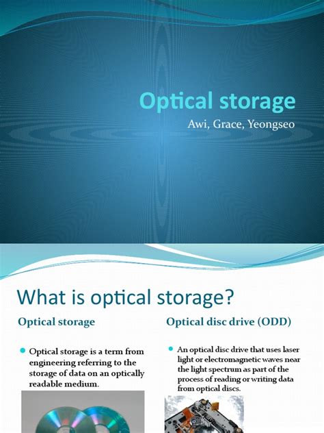 optical storage