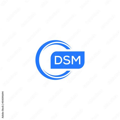 Dsm Letter Design For Logo And Icondsm Typography For Technology