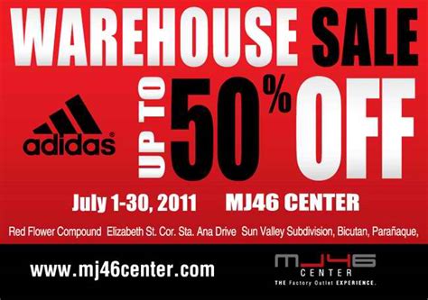 Manila Shopper: Adidas Warehouse SALE at MJ46