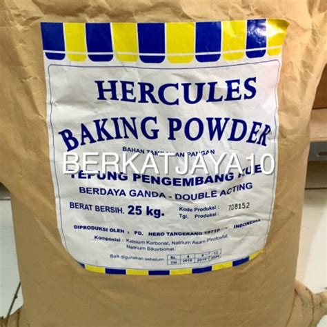 Jual MURAH HERCULES Kemasan REPACK 1 2 Kg BAKING POWDER DOUBLE ACTING