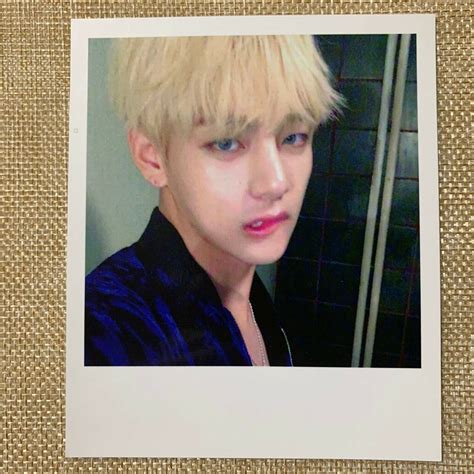 Bts V Taehyung Wings Official Polaroid Photocard 2nd Album New T Ebay