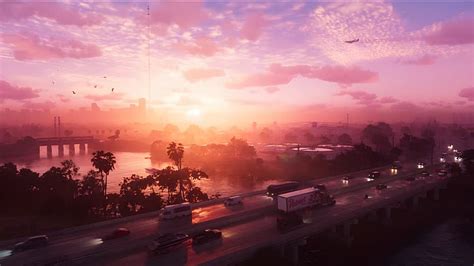 Online crop | HD wallpaper: Rockstar Games, GTA VI, Grand Theft Auto 6, sky, street | Wallpaper ...