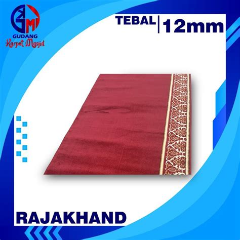 Jual Karpet Masjid Rajakhand Tebal 12mm Rollan 6m Karpet Sajadah