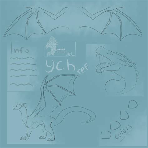 Open Ych 10 Auction Dragon Reference Sheet By Dragondoll9 On Deviantart