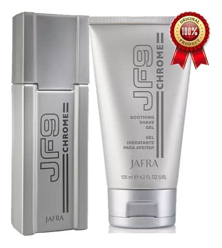 Perfume Jf9 Chrome Hombre 100ml Gel Hidratante Afeitar Jafra Meses