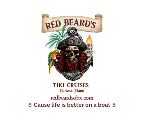 Red Beards Obx Tiki Cruises Tiki Boat Cruises Obx 27316 North Carolina Highway 12 Salvo