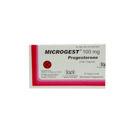 Microgest 100 Mg 15 Kapsul Manfaat Kandungan Dosis Dan Efek Samping