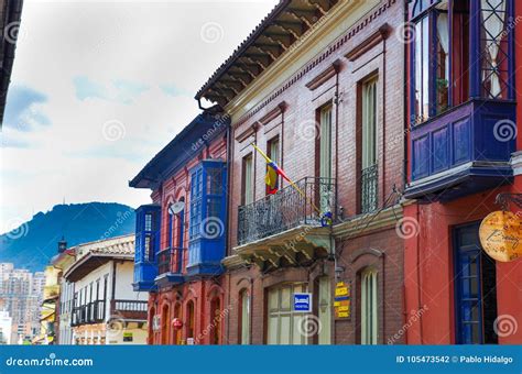 Bogota Colombia October 22 2017 Beautiful Outdoor View Of Colorful