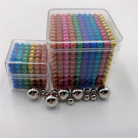 Colorful Permanent Magnet Neodymium Magnetic Balls High Quality Multi