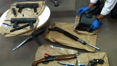 Police Raid Nets Guns And Drugs Abc News