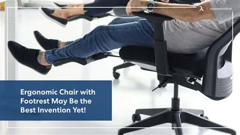 Ergonomic Chair with Footrest May Be the Best Invention Yet!