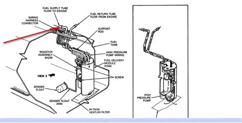 1994 F53 Strip Chassis Class A Motor Home On The Fuel Pump Which Outlet On The Top Of The Pump