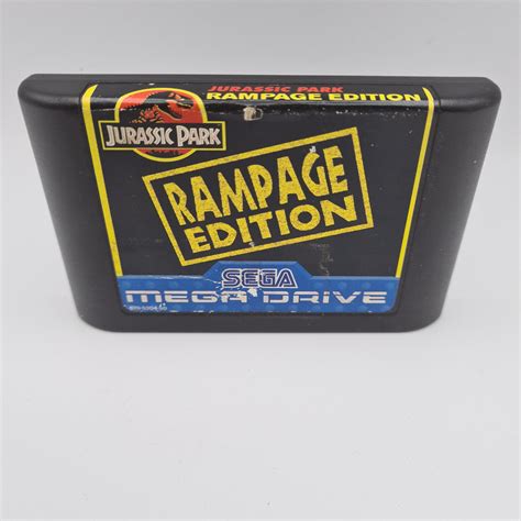 Jurassic Park Rampage Edition Sega Mega Drive Cart Only Back To The Toyz