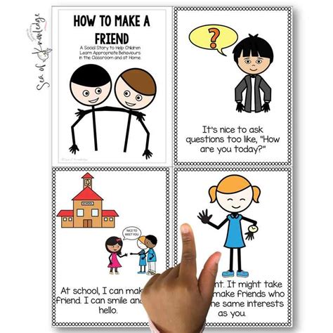 Making Friends Social Story Pdf Free With Activities