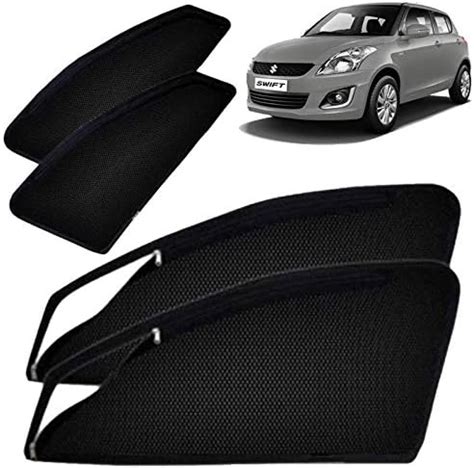 Autofact Magnetic Window Sunshades Curtains For Maruti Swift To