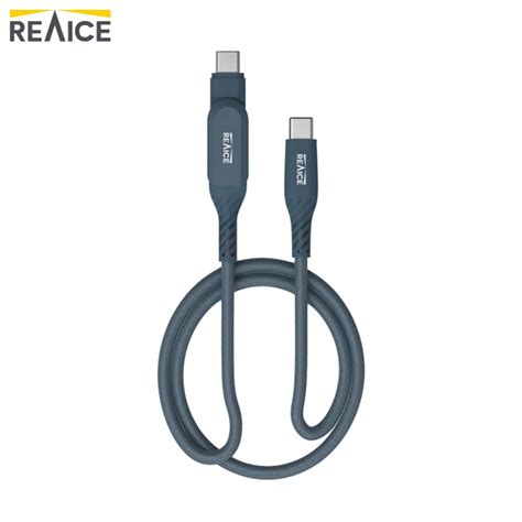 180 Degree Rotating 60w Type C Usb Cable Fast Charging Type C Cable