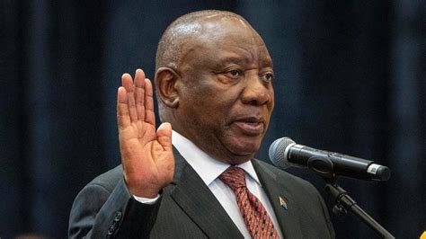 Koalitionsregierung S Dafrikas Pr Sident Ramaphosa Ernennt Neues Kabinett