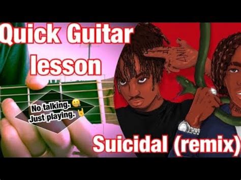 Ynw Melly Feat Juice Wrld Suicidal Remix Guitar Lesson Youtube