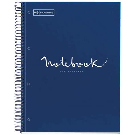 Cuaderno Profesional Rayas Hojas Azul Marino Papeler A Lumen