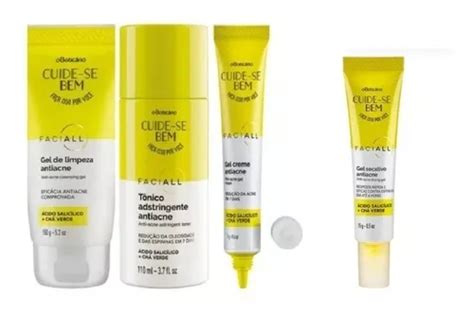 Kit Completo Boticário Cuide se Bem Antiacne 4 Produtos Frete grátis