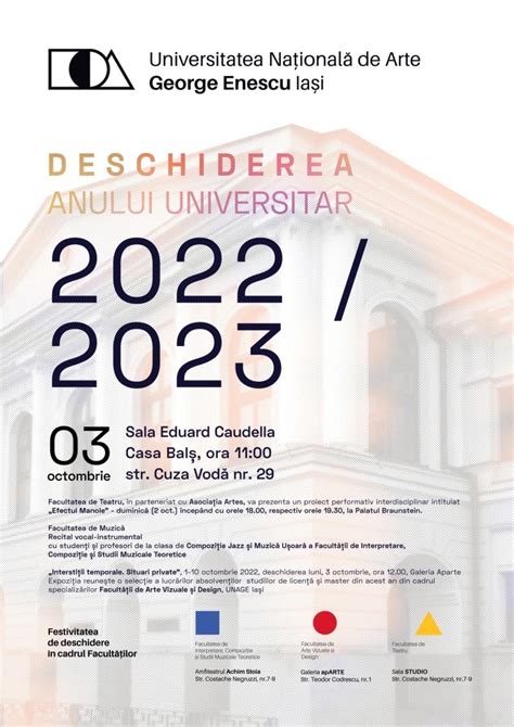 Deschiderea Anului Universitar Universitatea Na Ional De