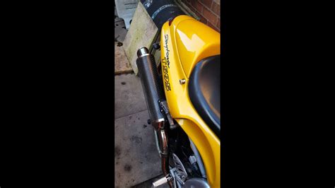 Triumph Daytona T595 With High Level Tor Exhaust Youtube