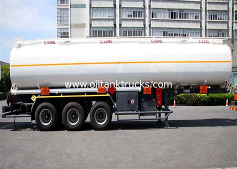 Liquefied Gas Tanker Truck Semi Trailer Capacity L Axles High