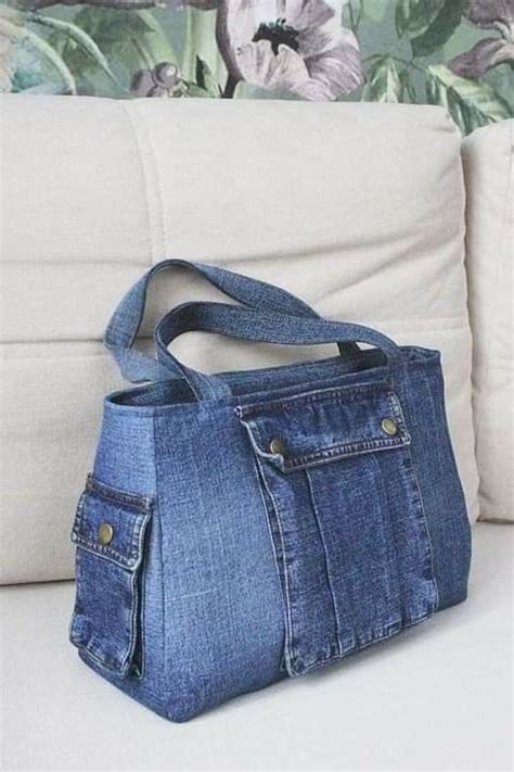 Pin By Hilda On Jeans Recycled Jeans Bag Denim Bag Patterns Denim