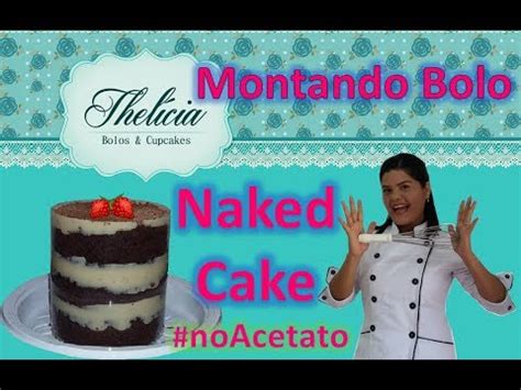 Montando Um Mini Naked Cake No Acetato YouTube