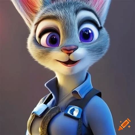 Realistic Portrait Of Judy Hopps On Craiyon