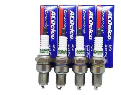 4 Bujías Acdelco Chevrolet Chevy C1 C2 C3 MercadoLibre