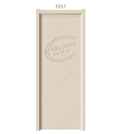 New Arrival Full Wpc Wood Pvc Composite Wpc Hollow Door Painting